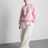 Sweatshirt med slagord for brudeparet