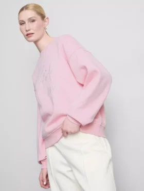 Sweatshirt med slagord for brudeparet
