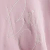 Sweatshirt med slagord for brudeparet