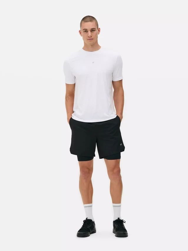T-skjorte med korte ermer til trening