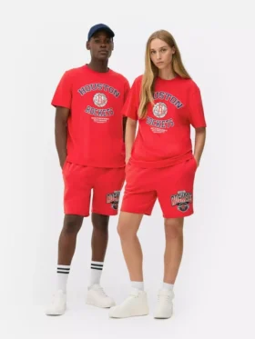 T-skjorte med NBA Houston Rockets-logo