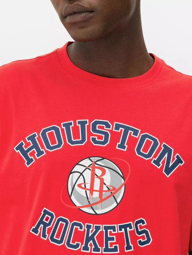 T-skjorte med NBA Houston Rockets-logo