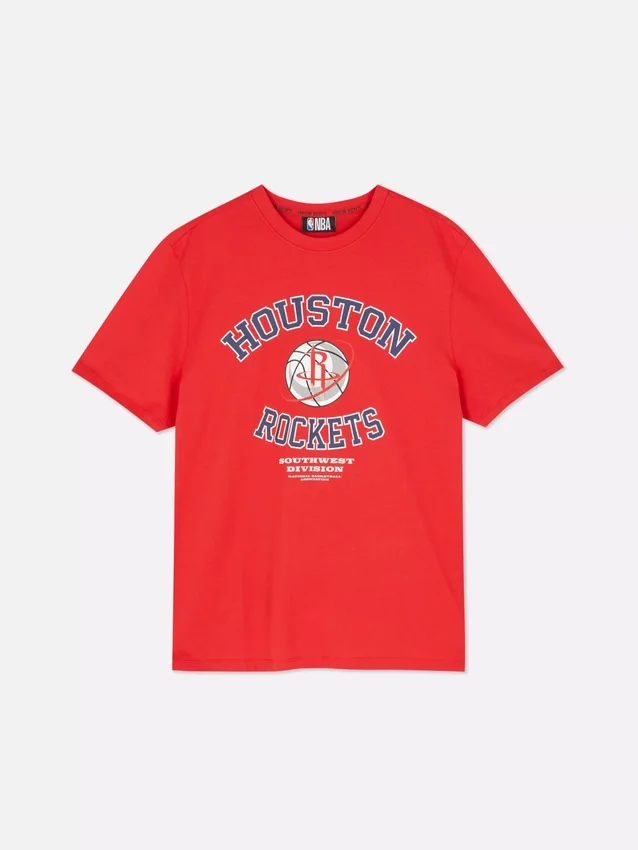 T-skjorte med NBA Houston Rockets-logo