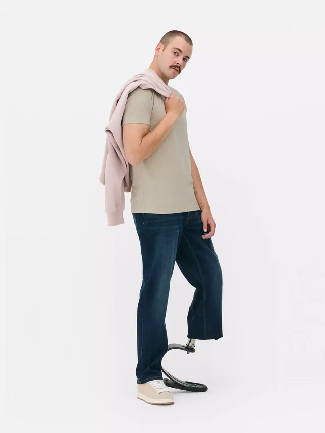 T-skjorte med smal passform og stretch