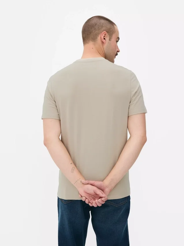 T-skjorte med smal passform og stretch
