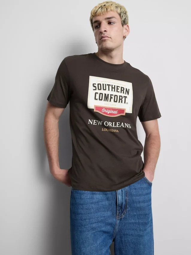 T-skjorte med «Southern Comfort»-motiv