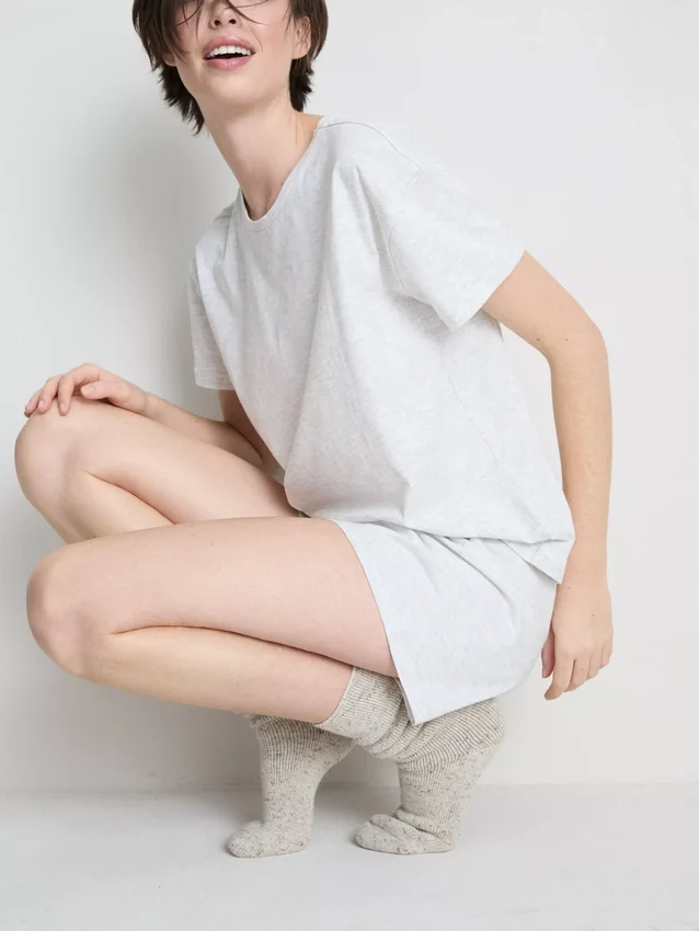 T-skjorte og shorts-pysjamaser