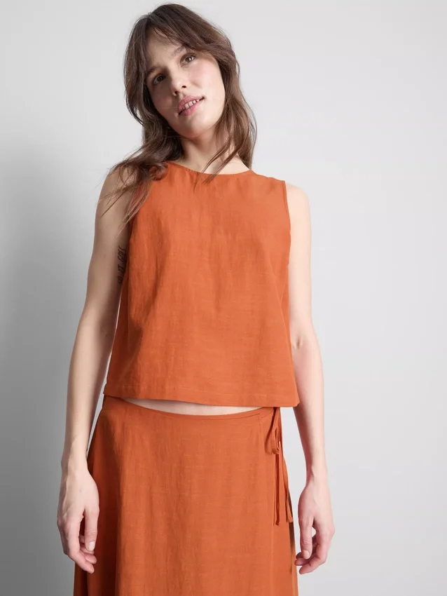 Tanktop i bomullsblanding