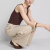 Tanktop med firkantet hals