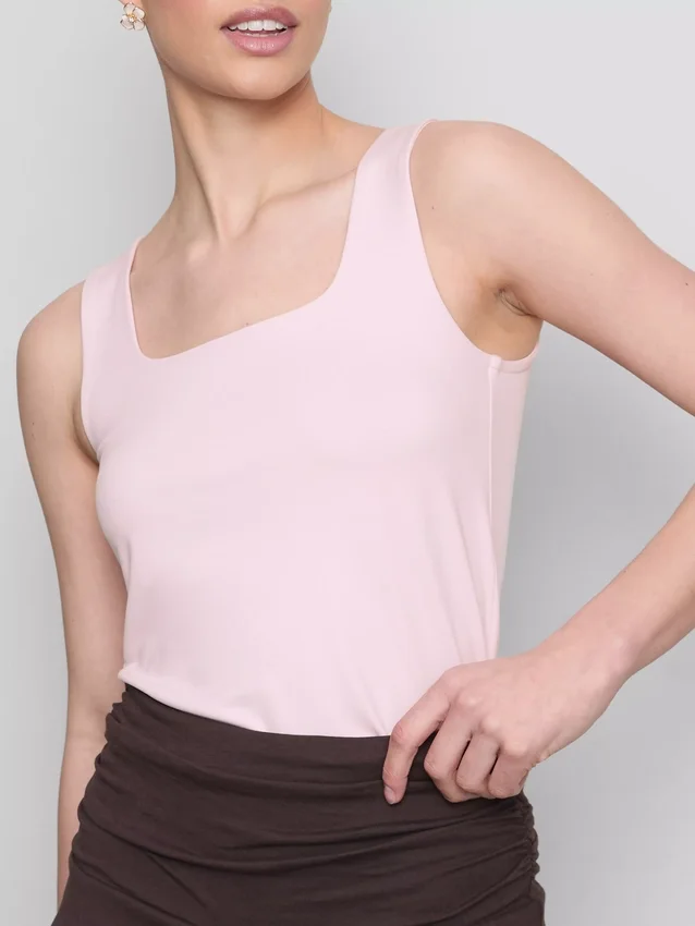 Tanktop med firkantet hals