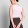 Tanktop med firkantet hals