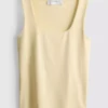 Tanktop med firkantet hals