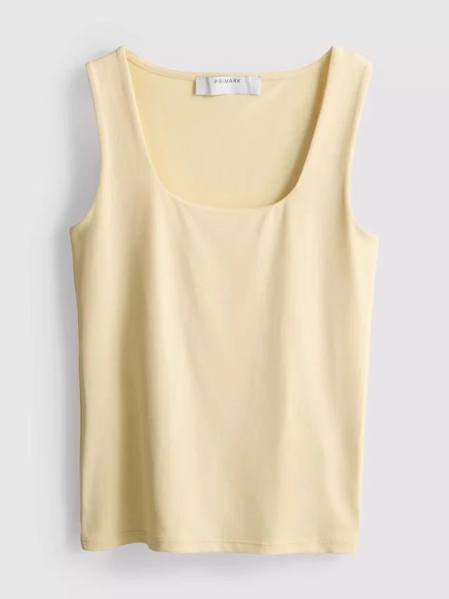 Tanktop med firkantet hals