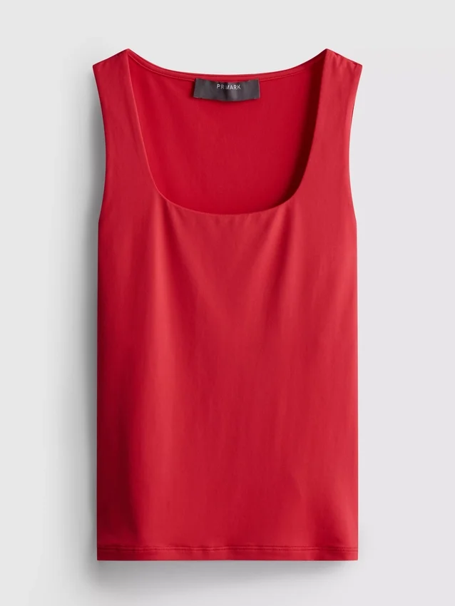 Tanktop med firkantet hals