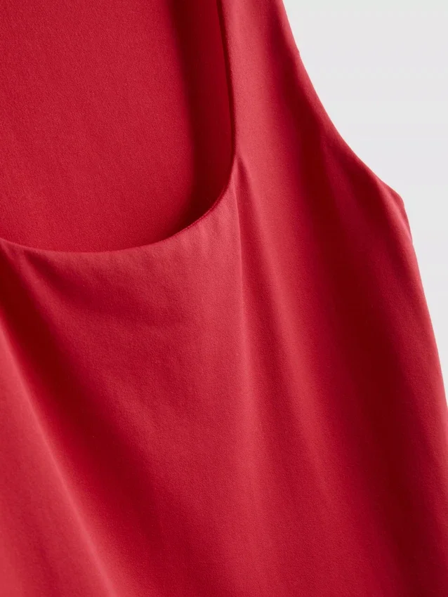 Tanktop med firkantet hals