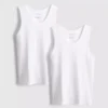 Tanktop med ribbestrikk og smal passform