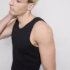 Tanktop med ribbestrikk og smal passform