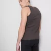 Tanktop med ribbestrikk og smal passform