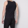 Tanktop med ribbestrikk og smal passform