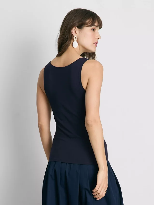 Tanktop med rund hals