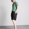 Teksturerte shorts med snøring