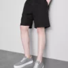 Teksturerte shorts med snøring