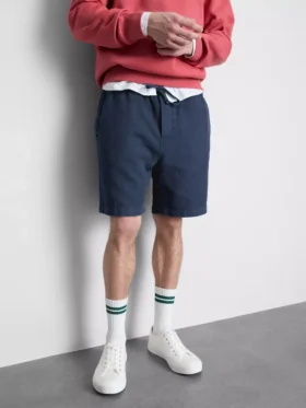 Teksturerte shorts med snøring