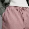 Teksturerte shorts med snøring