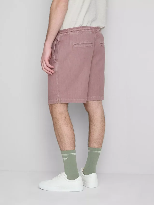 Teksturerte shorts med snøring