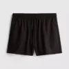 Teksturerte shorts med snøring