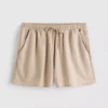 Teksturerte shorts med snøring
