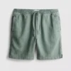Teksturerte shorts med snøring