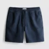 Teksturerte shorts med snøring