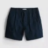 Teksturerte shorts med snøring