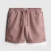 Teksturerte shorts med snøring