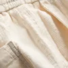 Teksturerte shorts med snøring