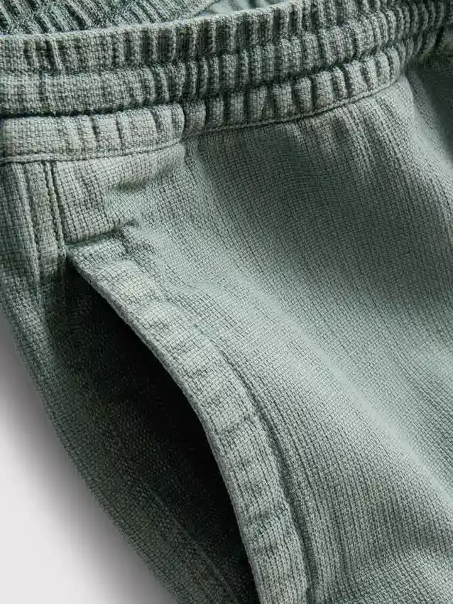 Teksturerte shorts med snøring