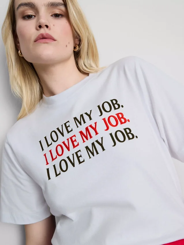 The Devil Wears Prada bomulls-T-skjorte med slagord