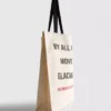 «The Devil Wears Prada»-canvas-tote med slagord
