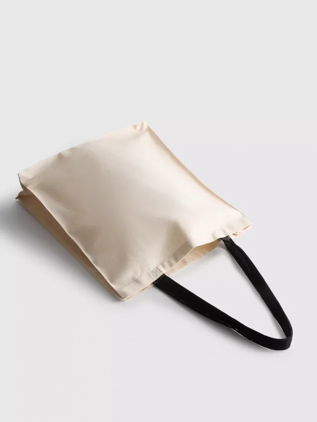 «The Devil Wears Prada»-canvas-tote med slagord