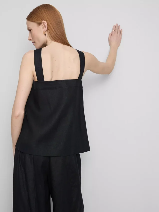 The Edit A-linje-linetopp med brede stropper