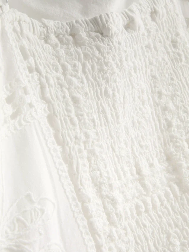 The Edit broderie midikjole