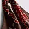 The Edit halterneck-midikjole i linblanding med trykk