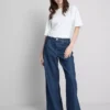 The Edit-jeans i bomullsdenim med rette ben
