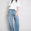 The Edit-jeans i bomullsdenim med rette ben