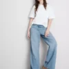 The Edit-jeans i bomullsdenim med rette ben