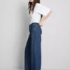 The Edit-jeans i bomullsdenim med rette ben