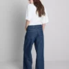 The Edit-jeans i bomullsdenim med rette ben