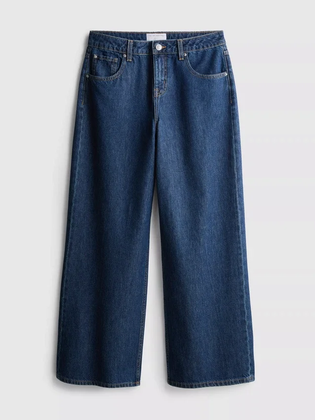 The Edit-jeans i bomullsdenim med rette ben