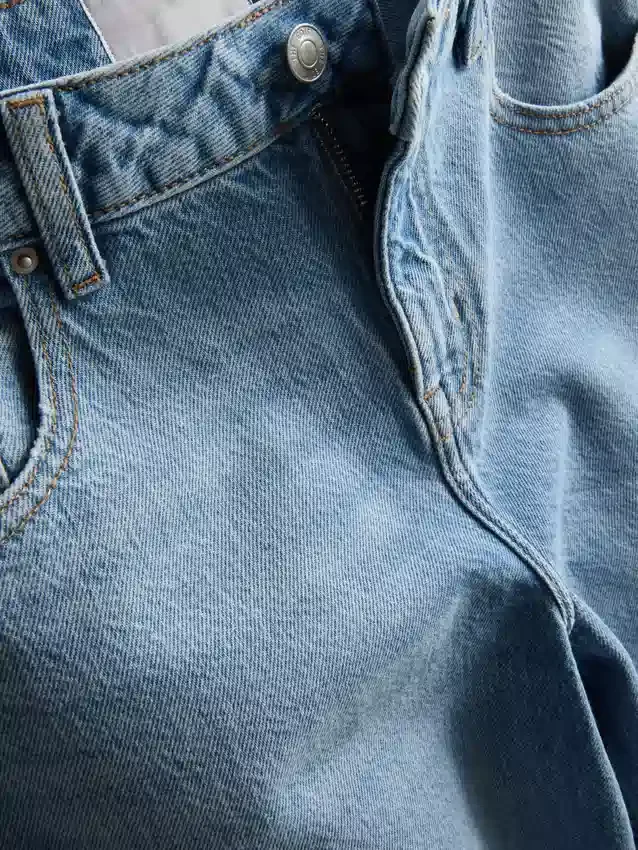 The Edit-jeans i bomullsdenim med rette ben